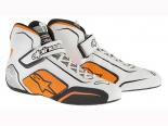 Alpinestars Tech 1 T Shoes 24 White Orange Flourescent